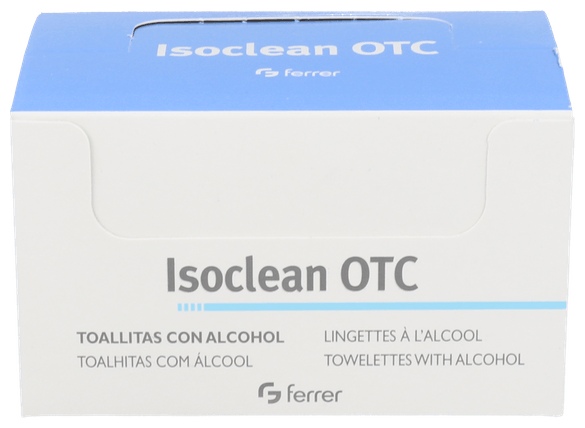 ISOCLEAN OTC TOALLITAS ALCOHOL ISOPROPILICO AL 70 50 TOALLITAS