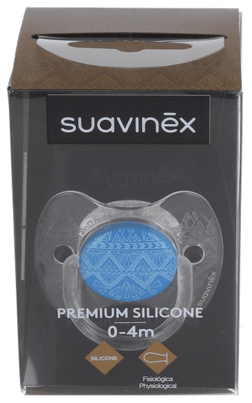 Suavinex Chupete Premium Silicona Fisio 0-4 1 Unidad
